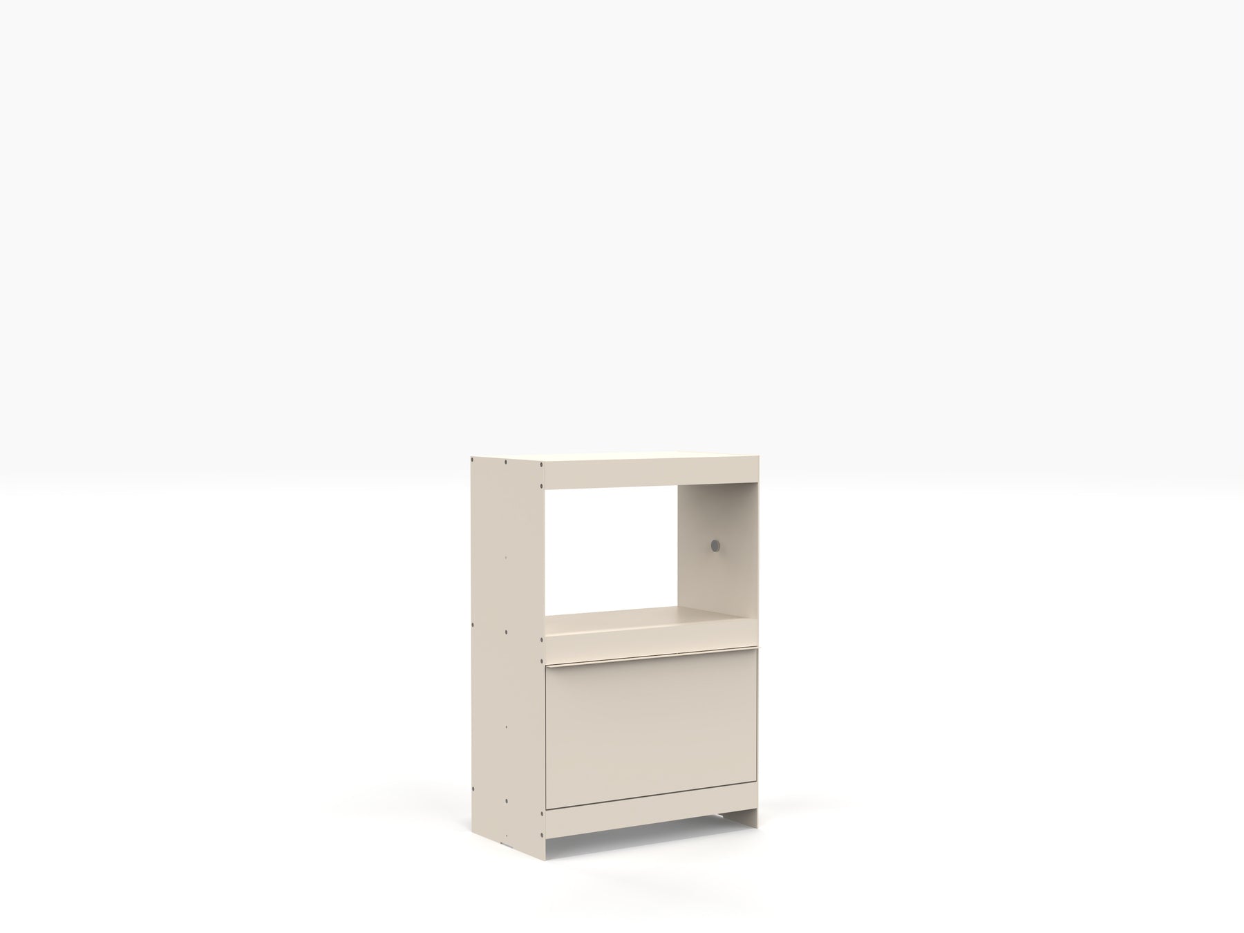 join shelving system small sideboard in ivory colour