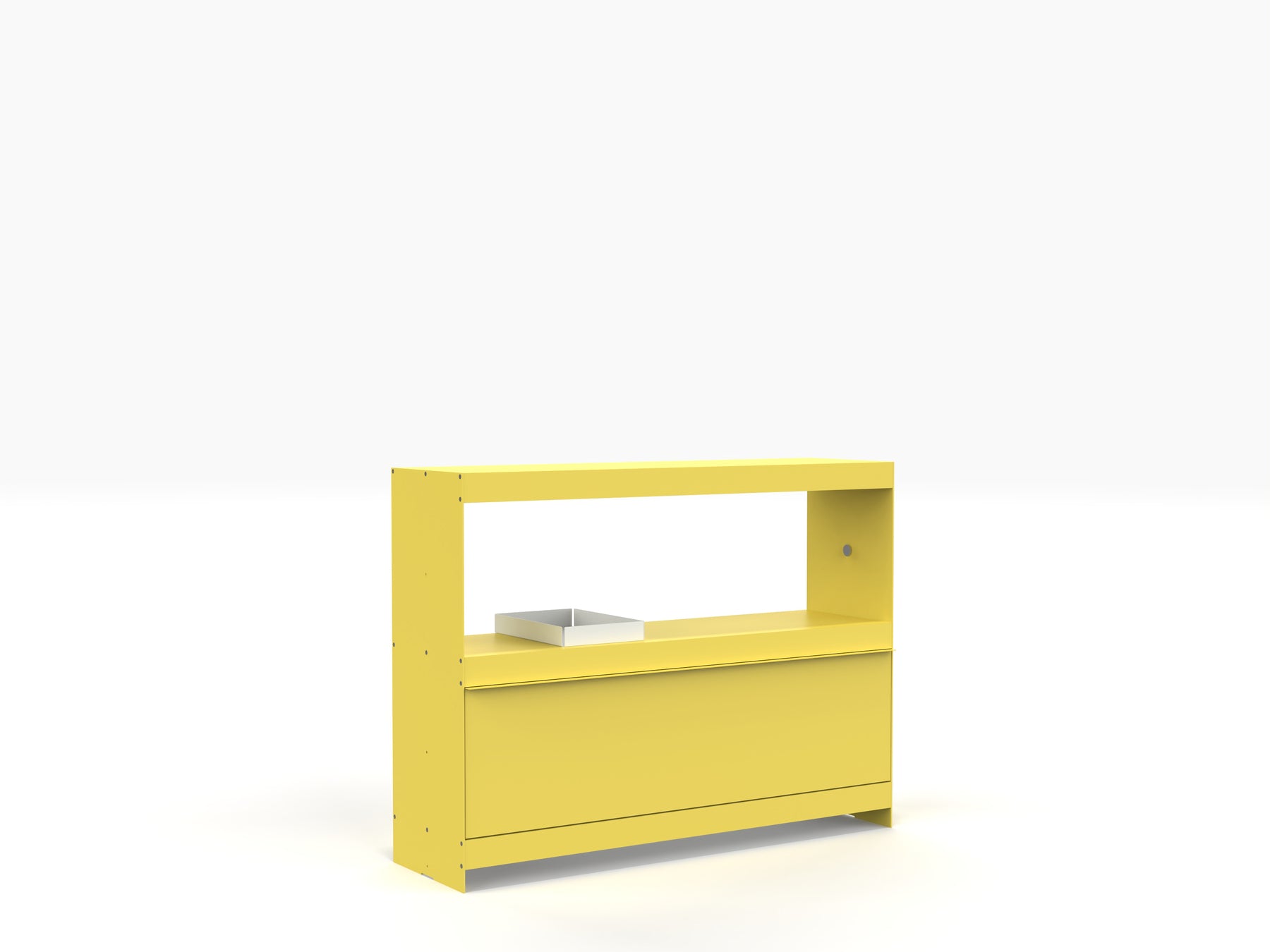 Join shelving system yellow modular sideboard and bookcase 