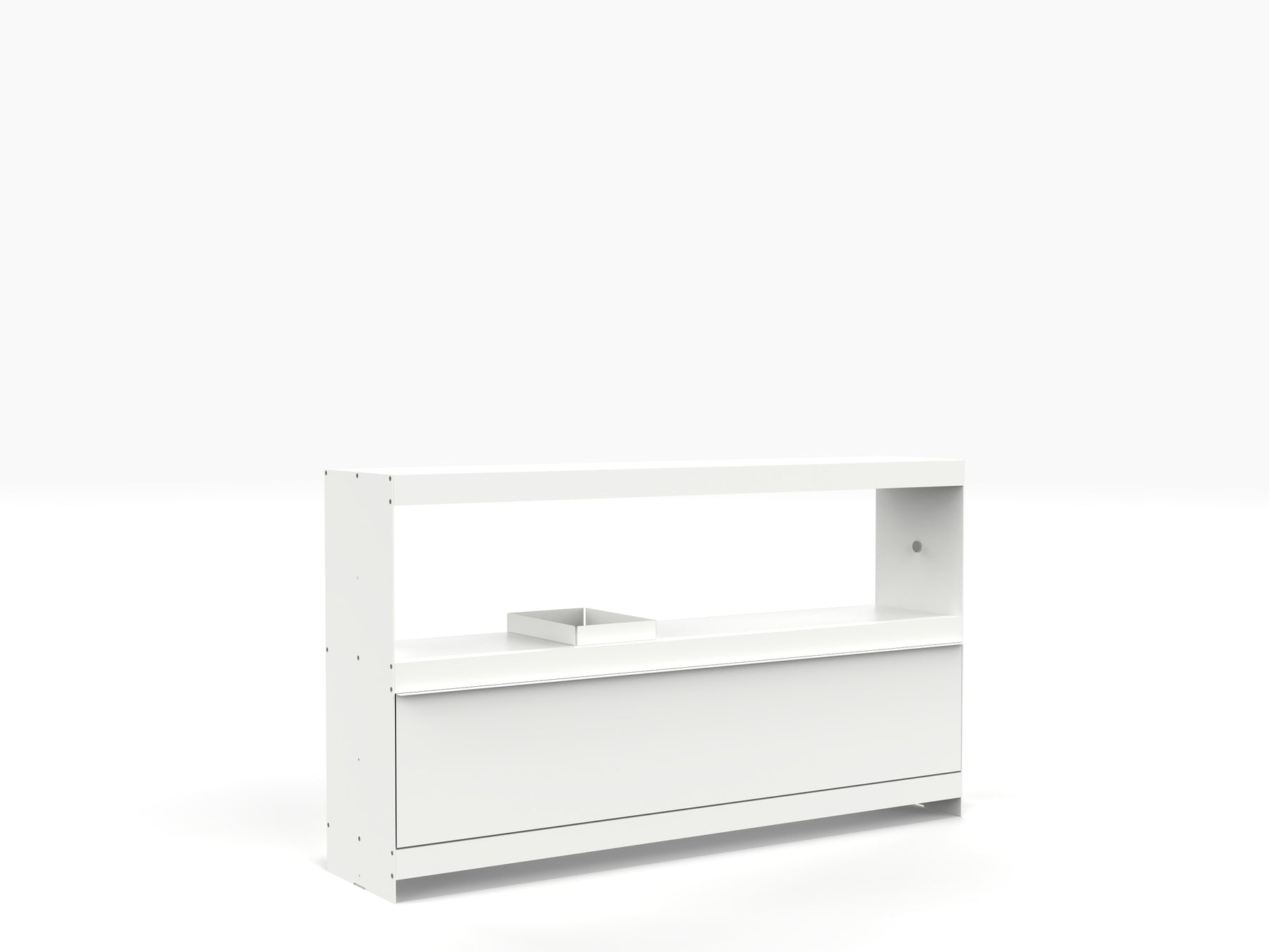 white aluminium sideboard by ON&ON 