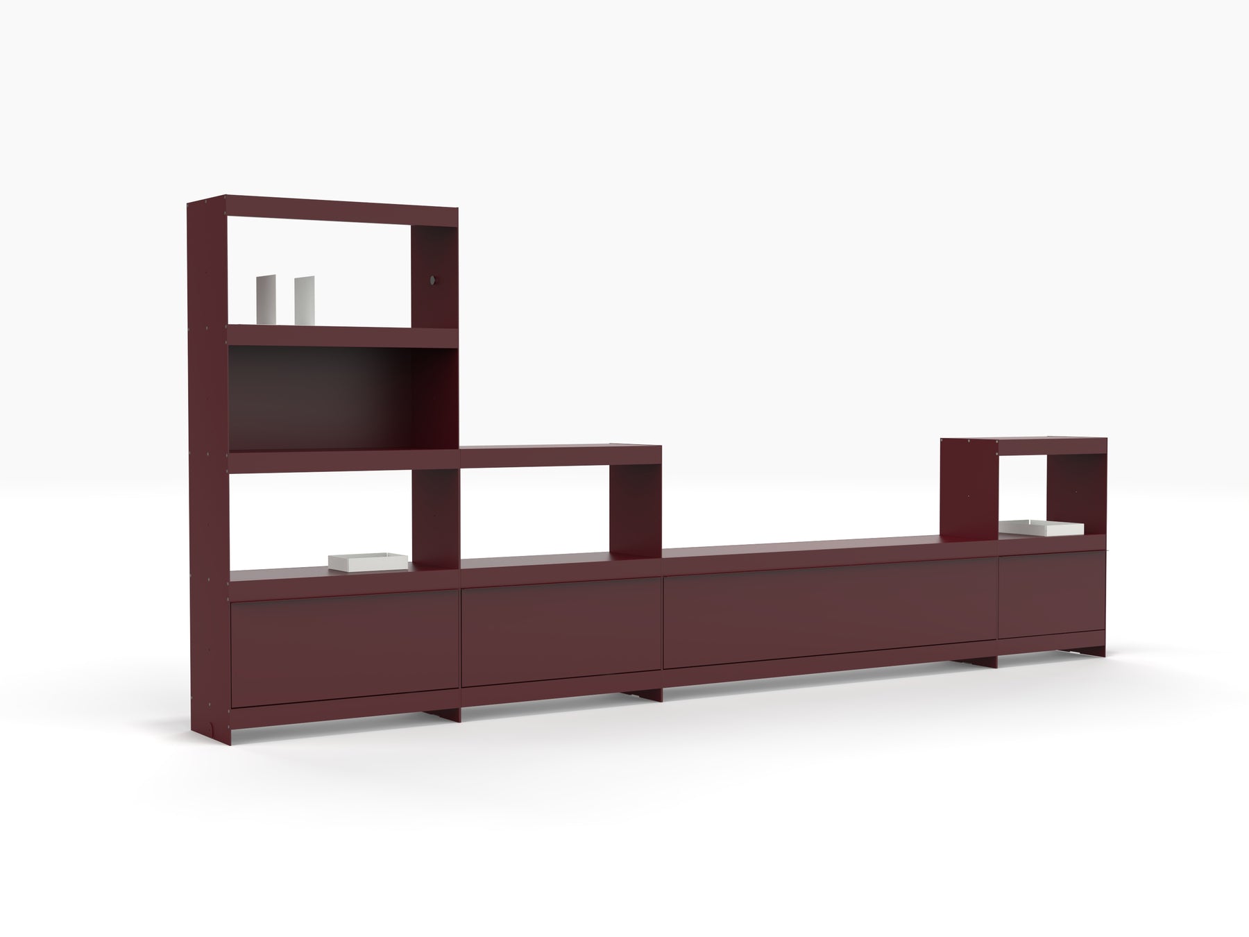 large media wall storage and TV stand by ON&ON