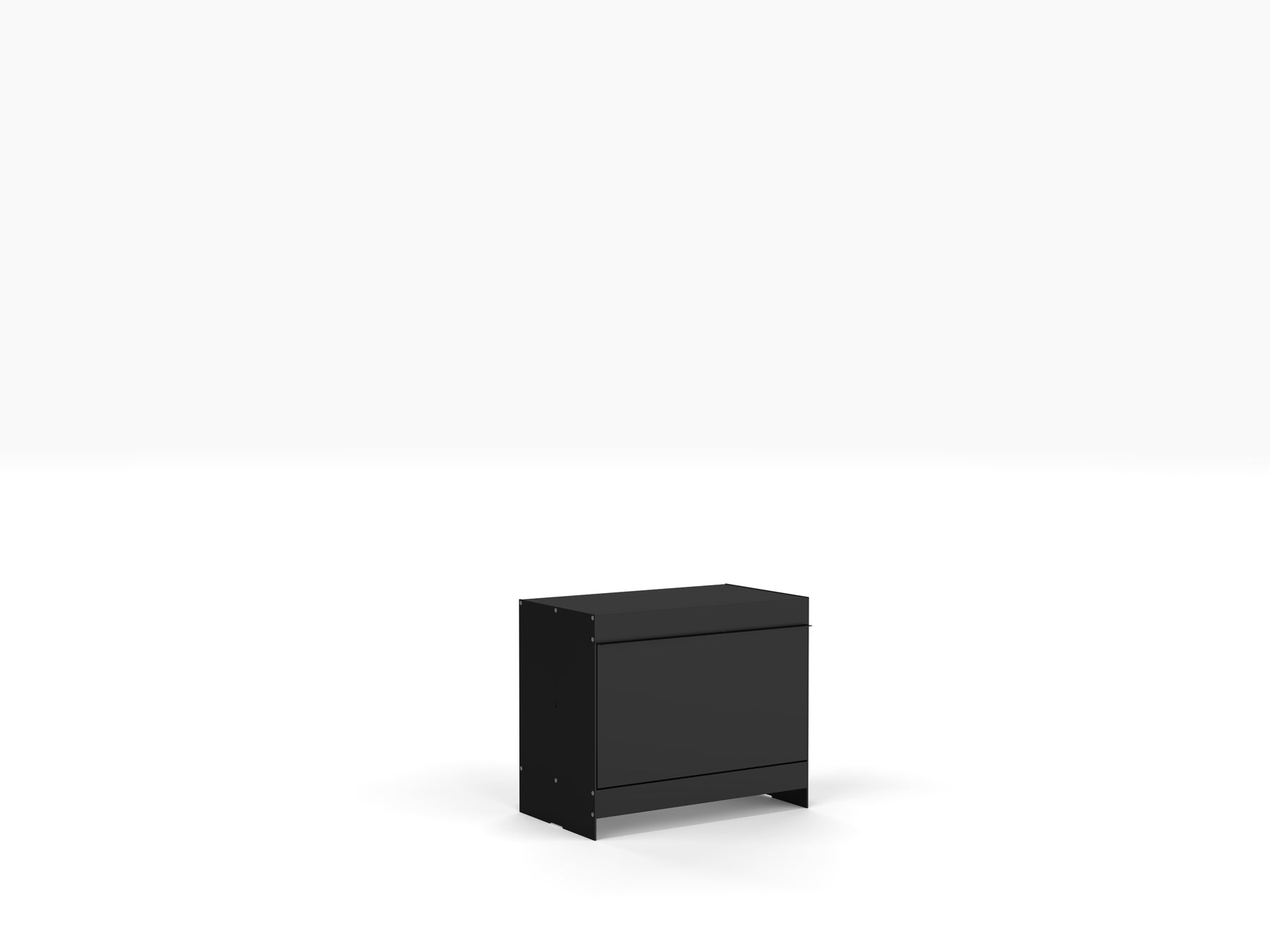 join shelving system modern black bed side table 