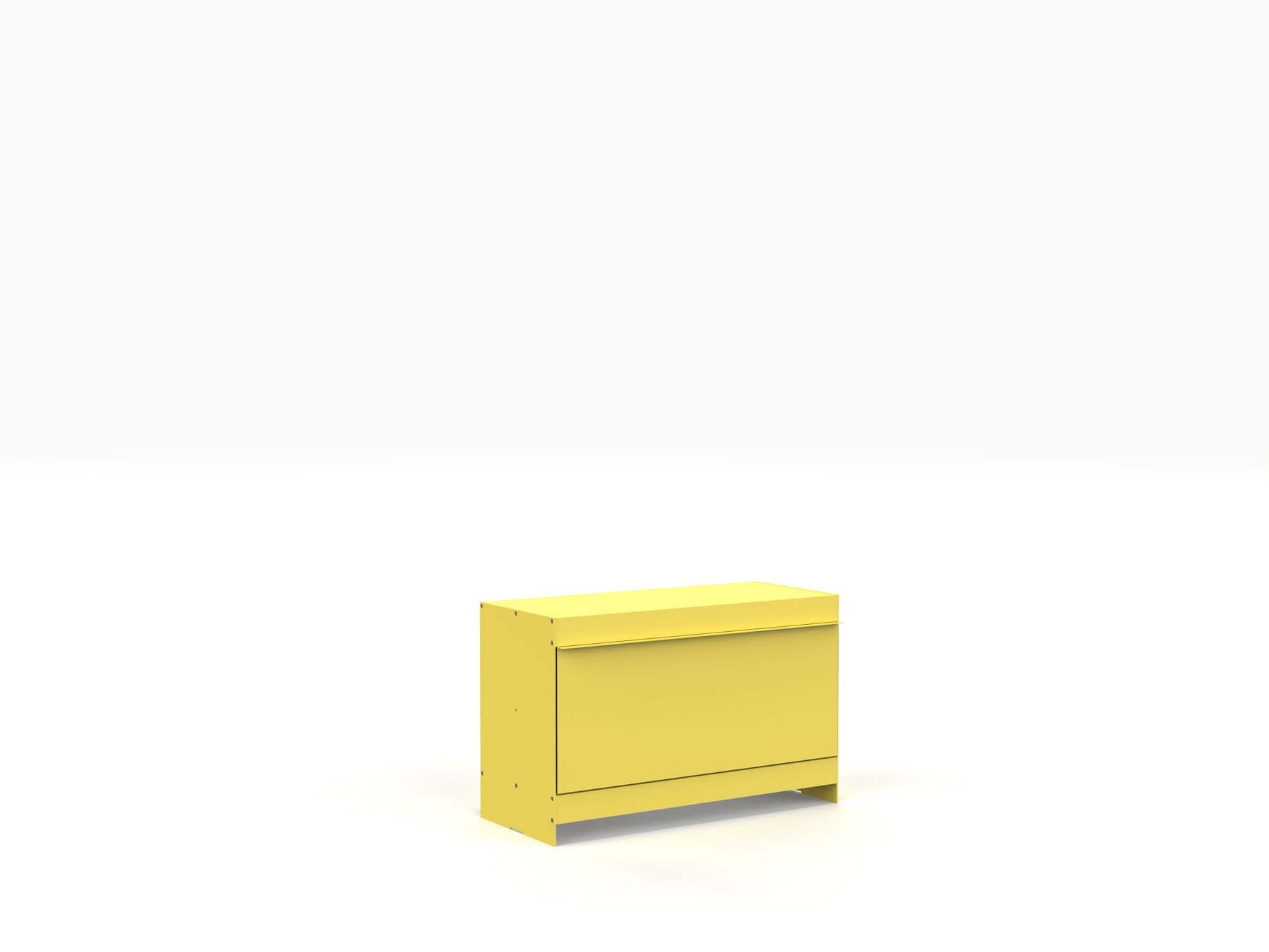 yellow modern metal bedside table with door uk