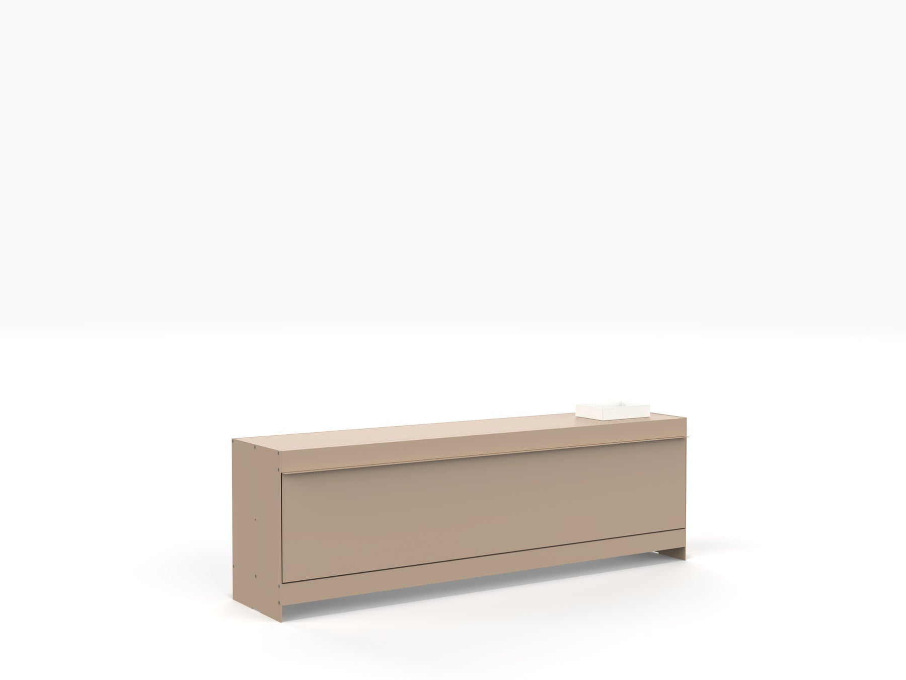 contemporary TV modular unit large in beige