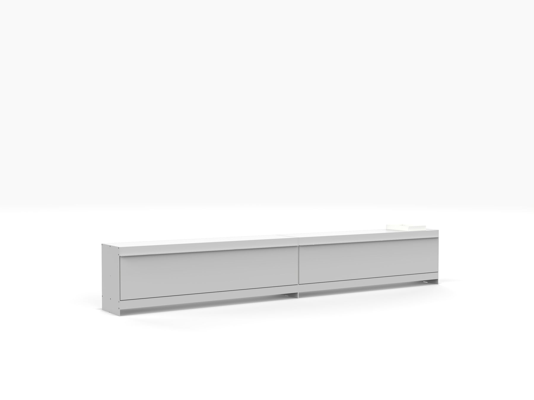 3m long TV unit uk in grey by ON&ON