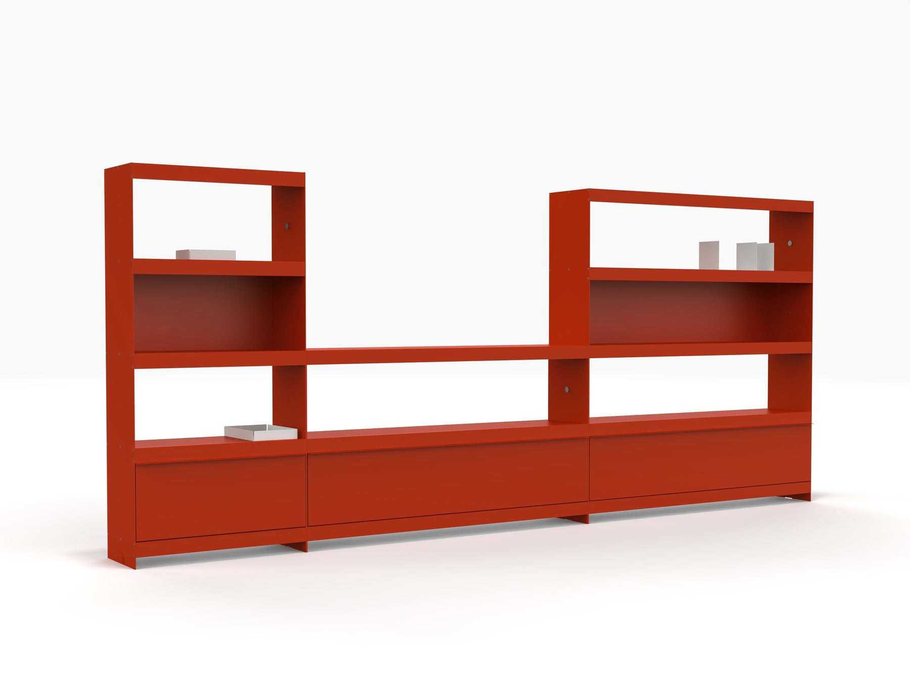 red office modular shelving system 