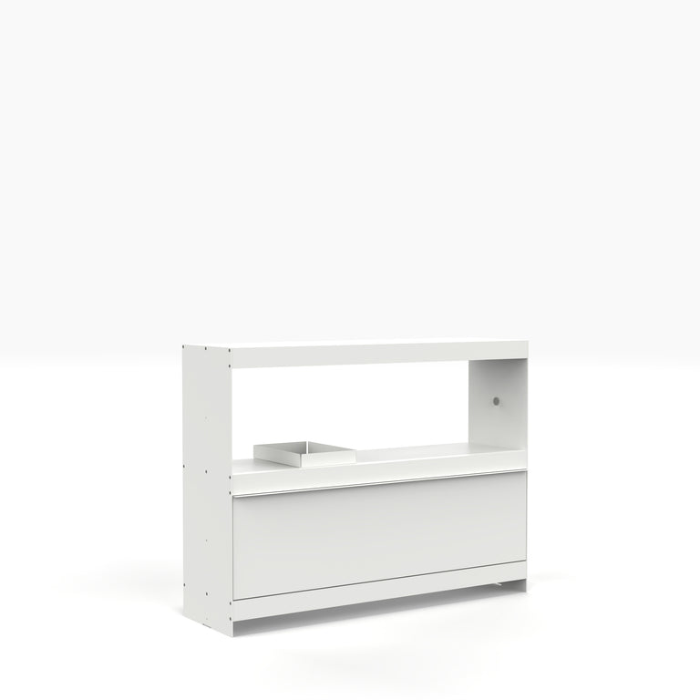 modern white aluminium modular sideboard by ON&ON