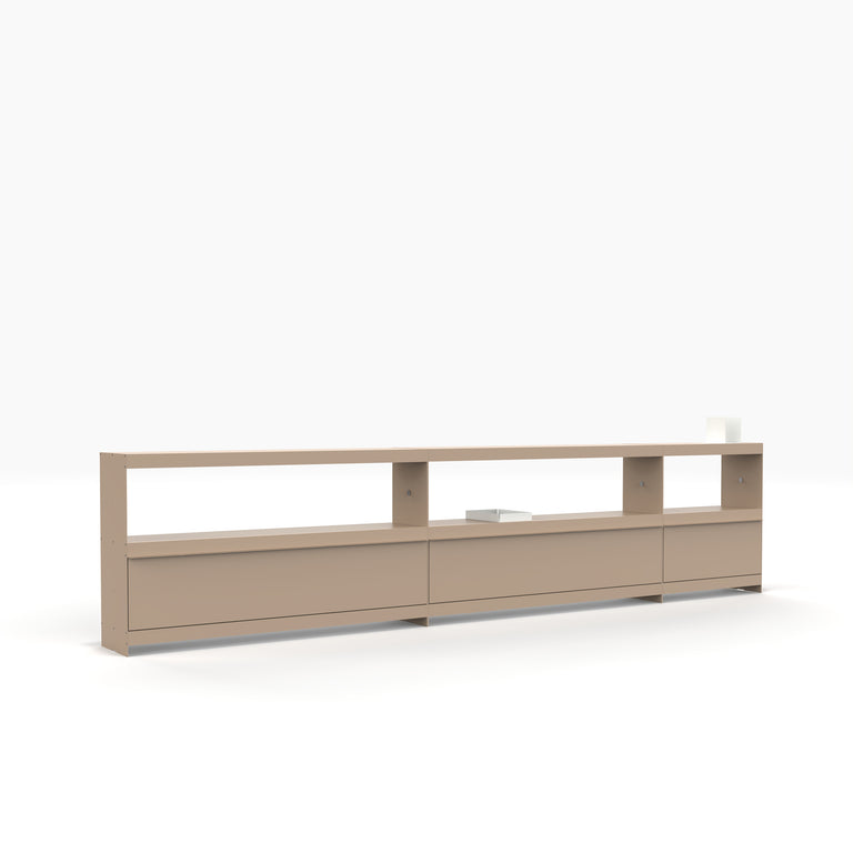 long aluminium contemporary sideboard by ON&ON